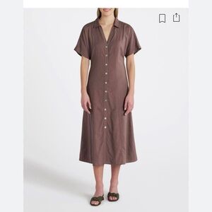 Madewell • Elegant Brown Button-Down Dress shirt style
